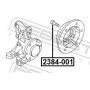 2384-001 FEBEST Шпилька колеса