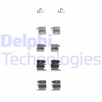 LX0339 DELPHI Комплектуючі колодки дискового гальма