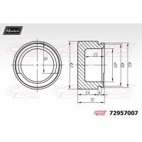 72957007 MAXTECH Поршень корпус скоби гальма