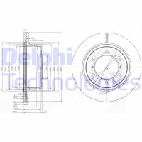 BG4014 DELPHI Гальмівний диск