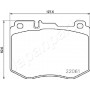 PA-0516AF JAPANPARTS Комплект гальмівних колодок дисковий гальм