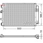 DCN10043 DENSO Конденсатор кондиціонера