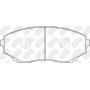 PN5376 NiBK Комплект гальмівних колодок дисковий гальм