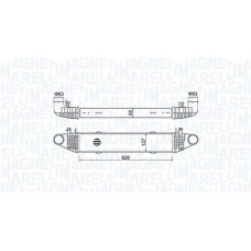 Интеркулер MAGNETI MARELLI 351319204540