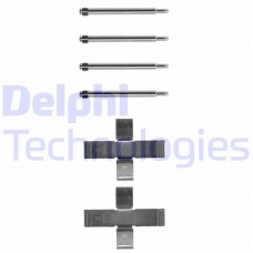 LX0103 DELPHI Комплектуючі колодки дискового гальма