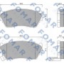 FO 484081 FOMAR Friction Комплект гальмівних колодок дисковий гальм