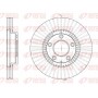 6898 10 KAWE Гальмівний диск