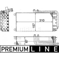 AE 45 000P MAHLE Випарник кондиціонера