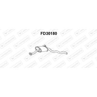 FD30180 VENEPORTE Предглушник вихлопних газів