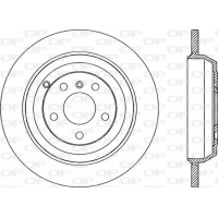 BDR2296.10 OPEN PARTS Гальмівний диск