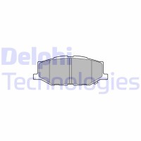 LP3637 DELPHI Комплект гальмівних колодок дисковий гальм
