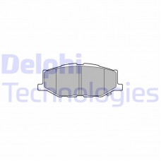 LP3637 DELPHI Комплект гальмівних колодок дисковий гальм
