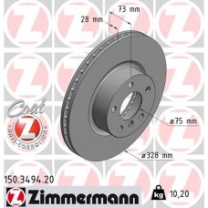 150.3494.20 ZIMMERMANN Гальмівний диск