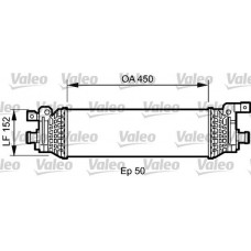 818797 VALEO Интеркулер