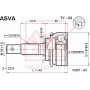 TY-03 ASVA Шарнирный комплект, Привідний вал