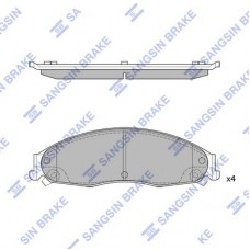 SP2250 Hi-Q КомплеК т гальмівних колодок, дискове гальмо