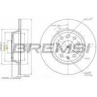 CD7306S BREMSI Гальмівний диск