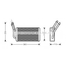 FD6316 AVA QUALITY COOLING Теплообмінник обігрів салону
