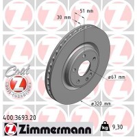 400.3693.20 ZIMMERMANN Гальмівний диск