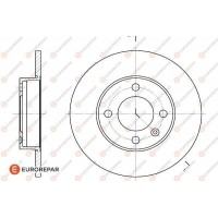 1618867180 EUROREPAR Гальмівний диск