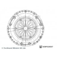ADBP320037 BLUE PRINT Нажимной Диск зчеплення