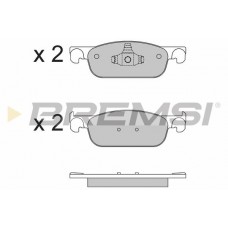 BP3662 BREMSI Комплект гальмівних колодок дисковий гальм