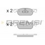 BP3662 BREMSI Комплект гальмівних колодок дисковий гальм
