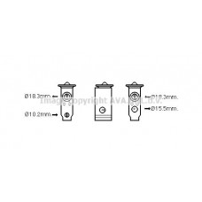 MT1250 AVA QUALITY COOLING Розширювальний клапан кондиціонера