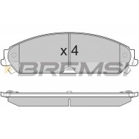 BP3277 BREMSI Комплект гальмівних колодок дисковий гальм