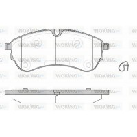 P19303.00 WOKING Комплект гальмівних колодок дисковий гальм