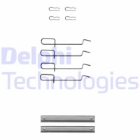 LX0113 DELPHI Комплектуючі колодки дискового гальма