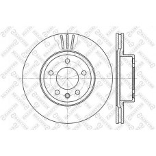 6020-3620V-SX STELLOX Гальмівний диск