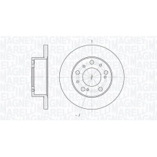 361302040211 MAGNETI MARELLI Гальмівний диск