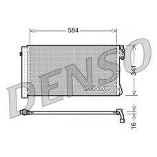 DCN05012 DENSO Конденсатор кондиціонера