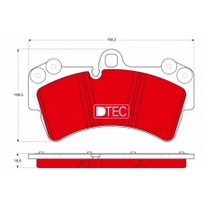 GDB1548DTE TRW Комплект гальмівних колодок дисковий гальм