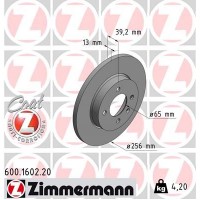 600.1602.20 ZIMMERMANN Гальмівний диск