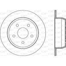 BDR1862.10 OPEN PARTS Гальмівний диск
