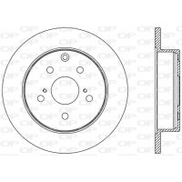 BDR2422.10 OPEN PARTS Гальмівний диск