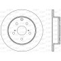 BDR2422.10 OPEN PARTS Гальмівний диск