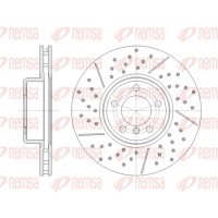 61843 10 KAWE Гальмівний диск