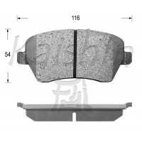 FK1261 KAISHIN Комплект гальмівних колодок дисковий гальм