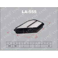 LA-555 LYNXauto Повітряний фільтр