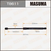 T8611 MASUMA Газова пружина кришка багажника