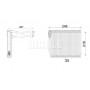 AE 161 000P MAHLE Випарник кондиціонера
