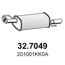 32.7049 ASSO Глушник вихлопних газів кінцевий