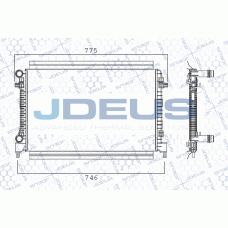 M-038005A JDEUS Радіатор охолодження двигуна