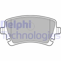 LP1920 DELPHI Комплект гальмівних колодок дисковий гальм