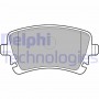 LP1920 DELPHI Комплект гальмівних колодок дисковий гальм