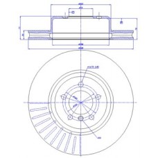 142.1069 CAR Гальмівний диск