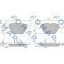 FO 922681 FOMAR Friction Комплект гальмівних колодок дисковий гальм